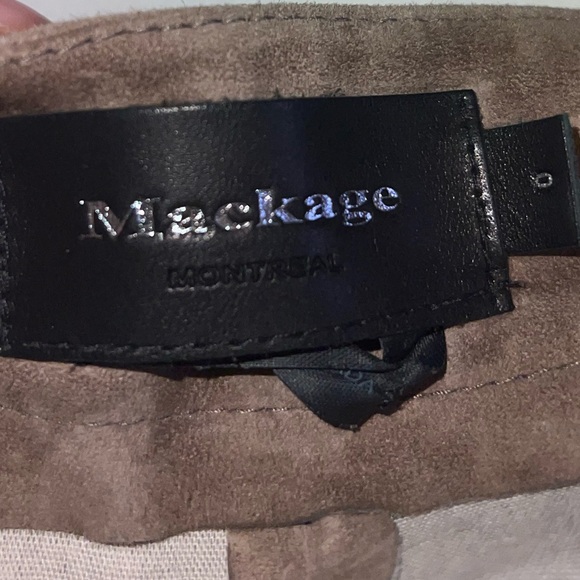 MACKAGE - Suede leggings with zip ankle at intermix - Picture 5 of 7